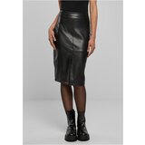 UC Curvy Women's pencil skirt made of synthetic leather black | Shoptok.si