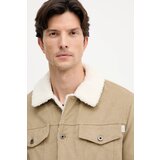 PepeJeans Jakna iz rebrastega žameta zelena barva, PM4027185 | Shoptok.si