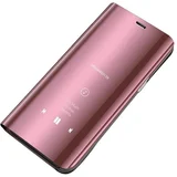 Preklopna torbica Clear View Case za Huawei Y5 2019 / Honor 8S, rožnata