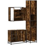 3-dijelni set kupaonskog namještaja boja hrasta drveni | shoptok.hr