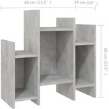  Bočni ormarić siva boja betona 60x26x60 cm konstruirano drvo | Eponuda.ba
