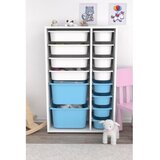 Hanah home višenamenska polica rine 2D4K8U white blue Cene