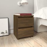 vidaXL Nočna omarica 2 kosa rjavi hrast 30x30x40 cm konstruiran les Cene