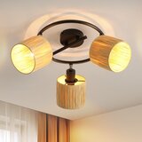 Nettlife Stropna svetilka s 3 plameni, E14, naravno črna, papirnata, za dnevno sobo, (22116975) Cene