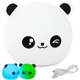  RGB akumulatorska mehka otroška lučka touch 1200mAh USB panda