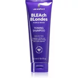 Lee Stafford Bleach Blondes Toning Shampoo šampon za blond lase za nevtralizacijo rumenih odtenkov 250 ml