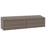  Vrtna kutija za pohranu siva 220x50x58 cm poli ratan - Siva 220 x 50 x 58 cm Cijene