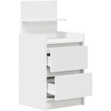 vidaXL Noćni ormarići s 2 ladice 2 kom bijeli 38x34x80 cm | shoptok.hr