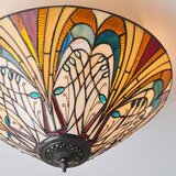 Endon 70241 - Plafonsko svetlo Tiffany HECTOR 2xE27/60W/230V Ø 40 cm | Eponuda.com