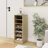 vidaXL Omarica za čevlje sonoma hrast 31,5x35x90 cm iverna plošča | Shoptok.si