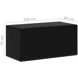 vidaXL 3082851 Garden Furniture Covers 2 pcs 6 Eyelets 160x80x75 cm (2x48650) | shoptok.hr