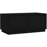 Maison Chic Klubska mizica - kavna mizica - Nizka mizica črna 102x50x44 cm inženirski les, (21754538) | Shoptok.si