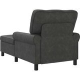  Ležaljka s jastukom Crna 91 x 157 x 91 cm Antikni PU | shoptok.hr