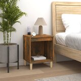  Noćni ormarići 2 kom boja dimljenog hrasta 40x35x50 cm | shoptok.hr