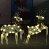 vidaXL Božićni sobovi 2 kom zlatni 40 LED žarulja Cijene