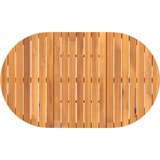  Vrtni blagovaonski stol ovalni 150x90x75 cm masivno drvo akacije | Eponuda.ba