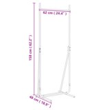 vidaXL Stalak za odjeću Crni Metal Srednji Prijenosni Stalak za odjeću | shoptok.hr