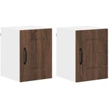  Stenska kuhinjska omarica 2 pcs Rjav hrast 30 x 31 x 40 cm, (5000091787) | Shoptok.si