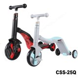 Colossus Dečiji trotinet, tricikl i guralica 3u1 Crveno-crni – CSS-25Q | ePonuda.com