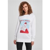 Mister Tee Ladies Merry Christmas Cat Crewneck White | Shoptok.si