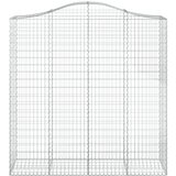  Gabionska košara s lukom 200x50x200/220 cm pocinčano željezo | shoptok.hr