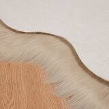  Tepih od umjetne ovčje kože TAFALLA Bež 60 x 90 cm Poliester | shoptok.hr