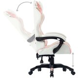 vidaXL Racing stol roza umetno usnje | Shoptok.si