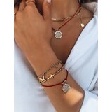 DStreet Bransoletka LANZAROTE czerwona | shoptok.hr