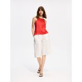 Reserved Laneni top - crvena Cijene