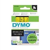 Dymo Traka D1 53718, 24 mm / 7 m (crna/žuta), original | shoptok.hr