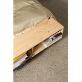 Karup Design Zakonska postelja iz masivnega bora z letvenim dnom 180x200 cm v naravni barvi Merge – | Shoptok.si