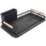 Orion Črn kovinski odcejalnik posode 43x28,5 cm Radka – | Shoptok.si
