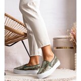 Gemre Green Slip-On Irving Sneakers | Shoptok.si