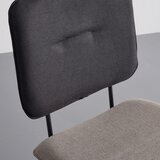 Bessagi Home stol ava, črna, sivorjava | Shoptok.si