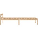  Posteljni okvir iz trdne borovine 90x200 cm, (20646677) | Shoptok.si