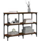 Konzolni stol boja smeđeg hrasta 100x29x75 cm konstruirano drvo | shoptok.hr