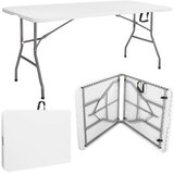  Sklopivi stol za catering dimenzija 180 x 74 x 74 cm bijeli | shoptok.hr
