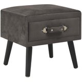  Noćni ormarići 2 kom sivi 40 x 35 x 40 cm baršunasti | shoptok.hr