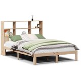  Krevet s regalom za knjige bez madraca 160x200 cm od borovine | shoptok.hr
