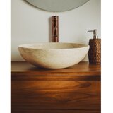 Kave Home Bež kamnit okrogel umivalnik ø 40 cm Darnen – | Shoptok.si