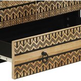 vidaXL Visoka ploča 60x33,5x110 cm Puno grubo drvo Mango | shoptok.hr