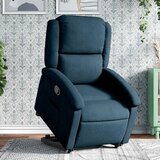  Naslonjač na podizanje plavi baršunasti | shoptok.hr