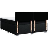  Krevet s oprugama i madracem crni 180x200 cm od tkanine | shoptok.hr