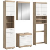 MID.YOU Kopalnica Lambada, Barva Hrasta, Bela, 4-Delna | Shoptok.si