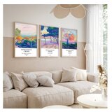 WALLXPERT dekorativna slika iz 3 dela Huhu265 50 x 70 Cene