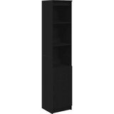 vidaXL Visoka ploča crni hrast 37,5x35x180 cm izrađeno drvo | shoptok.hr