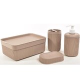 Mercury Home set za kupatilo 5u1 27495, 24x16.5x9cm - Smeđi | Eponuda.ba