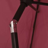  Zunanji senčnik s kovinskim drogom 300x200 cm bordo rdeč, (20742918) | Shoptok.si