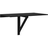  Sklopivi zidni stol crni 100 x 60 x 56 cm od konstruiranog drva | Eponuda.com