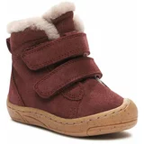 Froddo Zimski škornji Minnie Suede Velcro G2110126-1 M Rjava